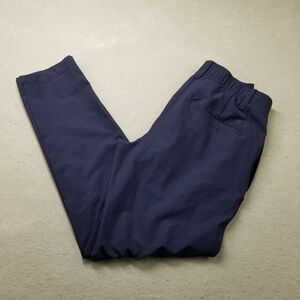 Under Armour Pants Size 30x30 Blue Stretch Waist Golf Tech Performance